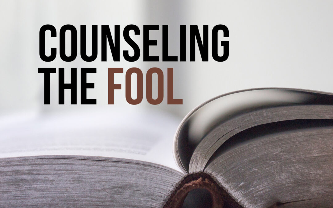 Counseling the Fool (Part 4)